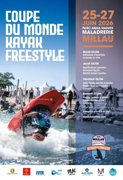 Coupe du Monde de Kayak Freestyle Parc Aquavagues