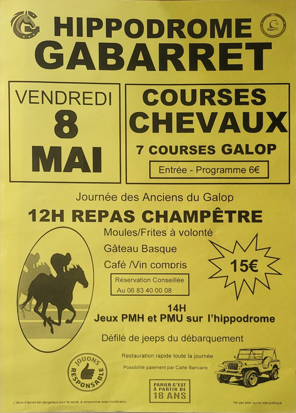 Courses de Chevaux  Gabarret