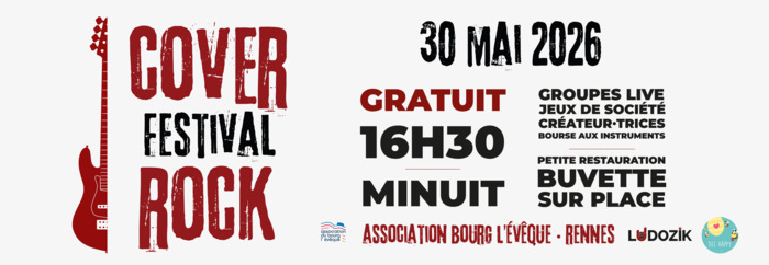 Cover Rock Festival Association du Bourg L'Evêque Rennes