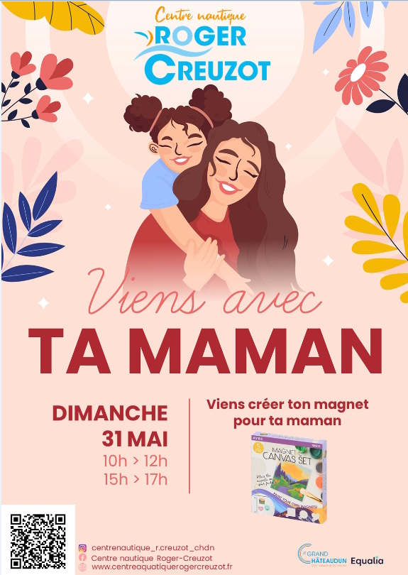 Crée un Magnet pour ta Maman Châteaudun
