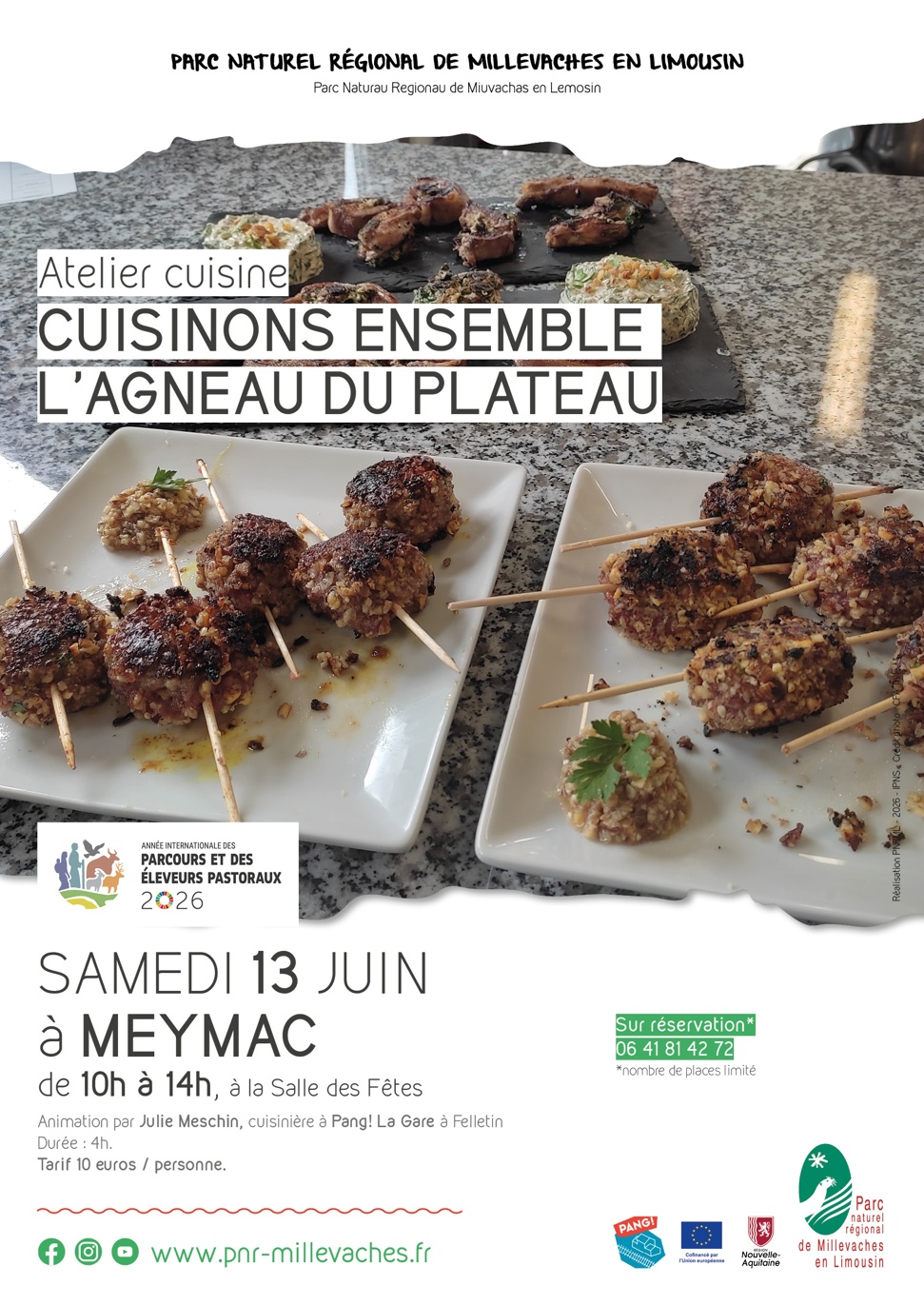 Cuisinons ensemble l'agneau du plateau Avenue du Gaud Meymac 2026-06-13