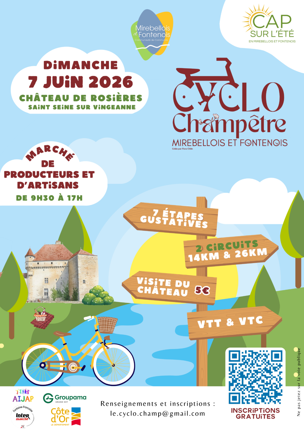 Cyclo Champêtre en Mirebellois et Fontenois D30 Saint-Seine-sur-Vingeanne