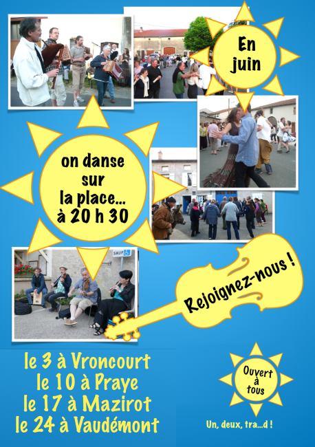 Dansons sur la place Route de Mirecourt Mazirot 2026-06-17