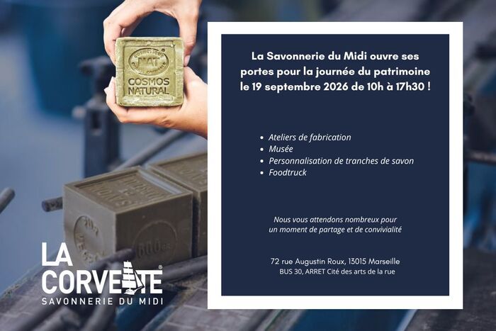 Découverte de la fabrication du Savon de Marseille et Ateliers de personnalisation La Savonnerie du Midi Marseille