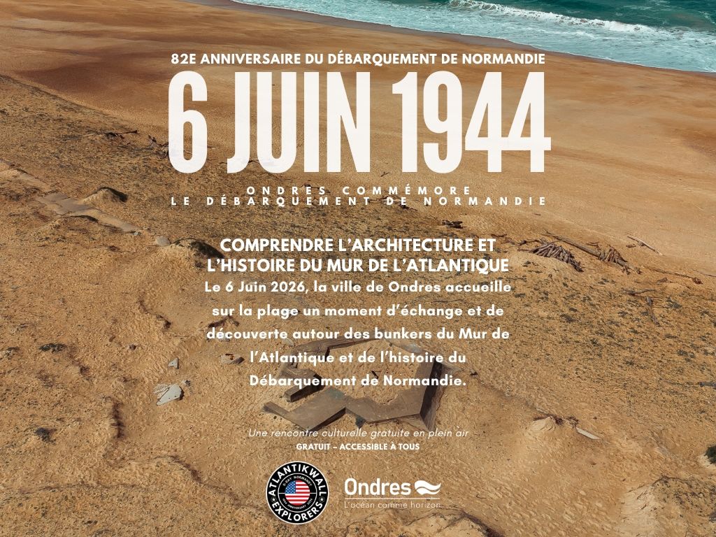Découverte du mur de l’Atlantique à Ondres Ondres