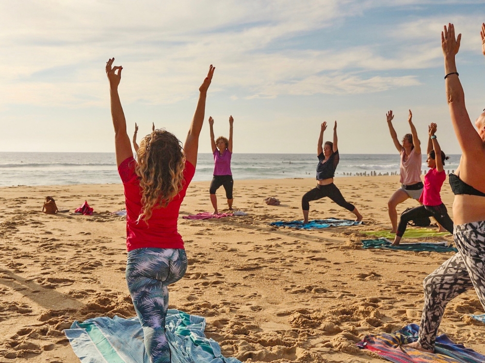 Découverte du yoga sur la plage Plage du Penon Seignosse 2026-07-09