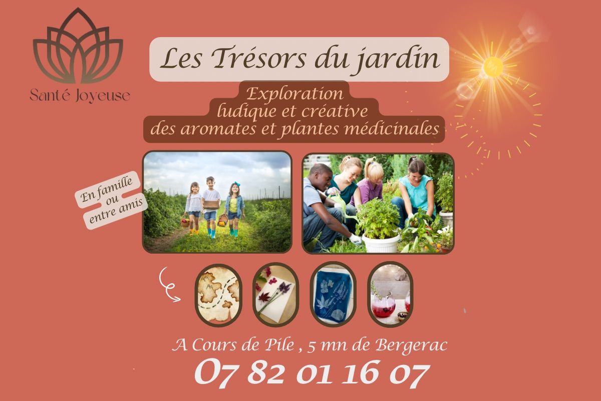 Découverte ludique des plantes aromatiques et médicinales Santé Joyeuse Cours-de-Pile