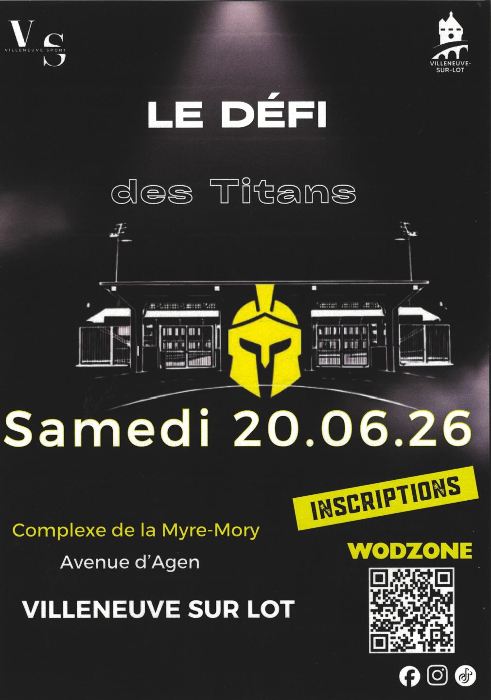 Défi des titans Avenue d'Agen Villeneuve-sur-Lot 2026-06-20