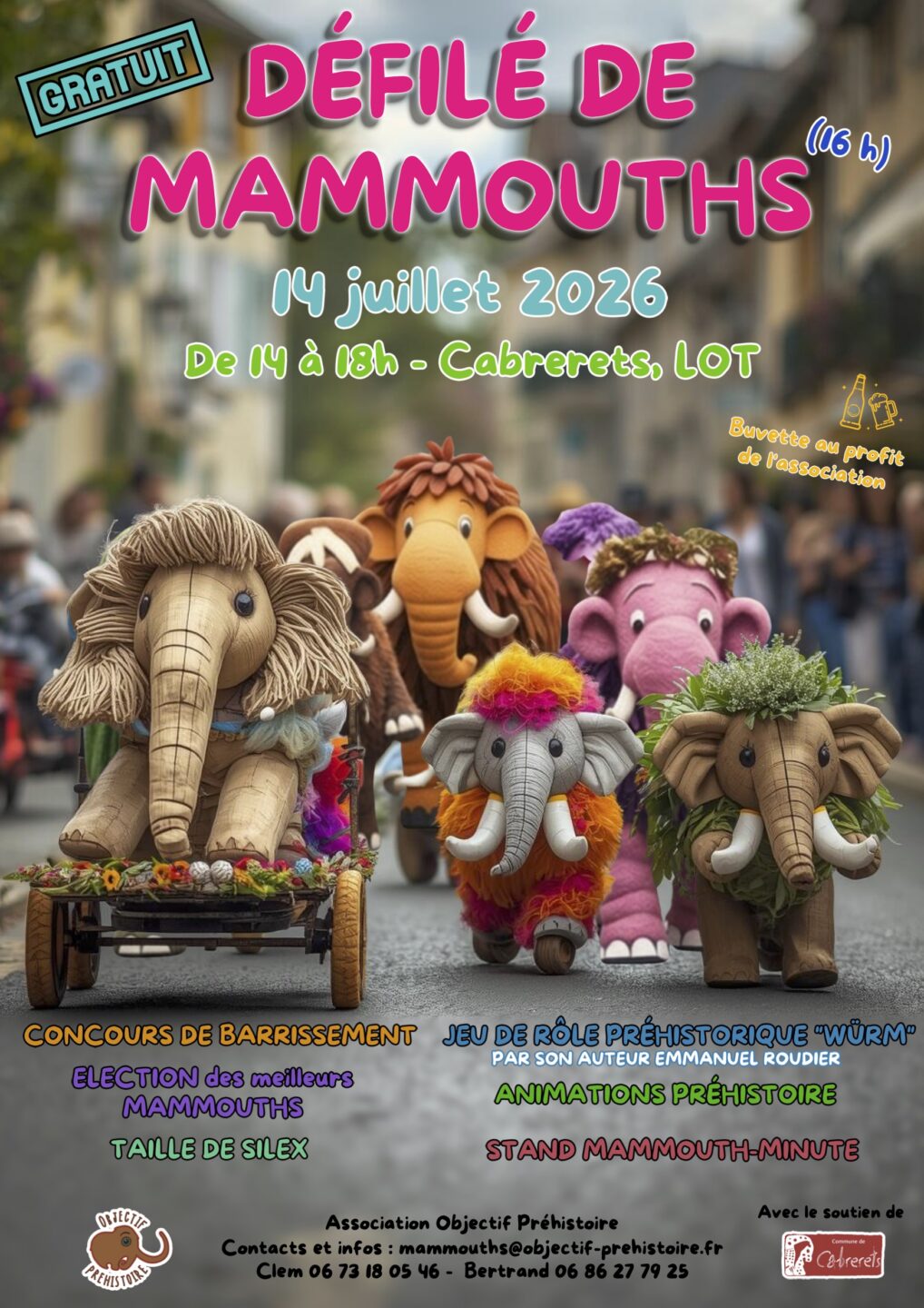 Défilé de Mammouths Cabrerets