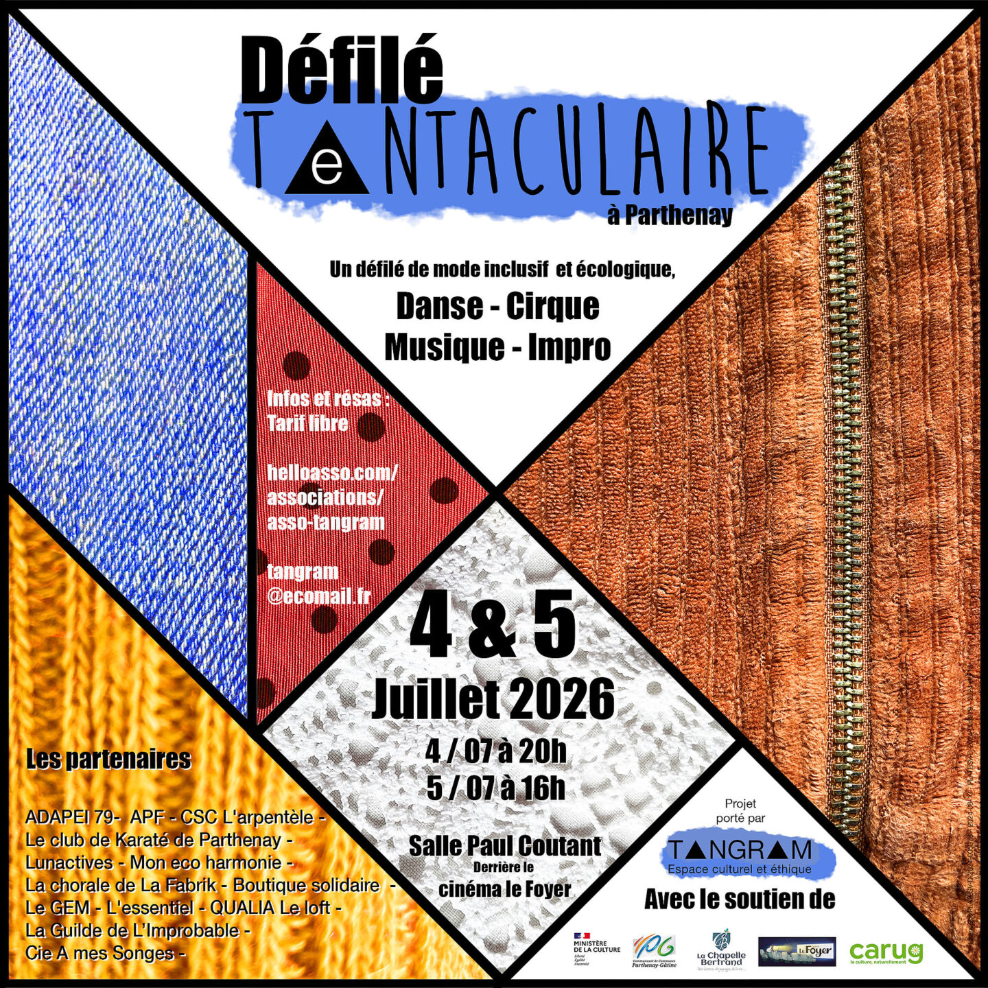 Défilé tentaculaire 1 Rue Denfert Rochereau Parthenay 2026-07-05