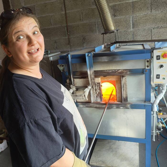 Démonstration de soufflage de verre, Atelier L’Alchimiste, Uzerche