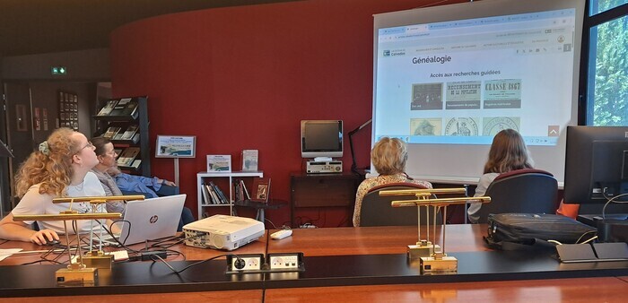 Démonstration : présentations du site internet des Archives du Calvados, Archives départementales du Calvados, Caen