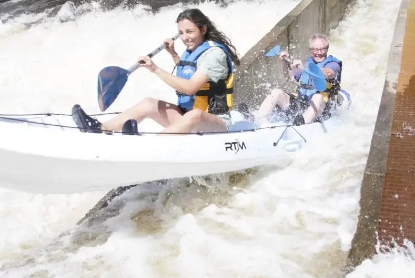 Descente de rivière en canoë-kayak, du lac à l’océan Mimizan