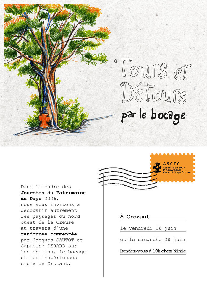 Détours énigmatiques par le bocage, Crozant 23160, Crozant