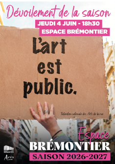 Dévoilement de la saison culturelle 2026/2027 Espace Brémontier Arès