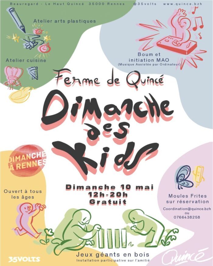 Dimanche des Kids Ferme de Quincé Rennes