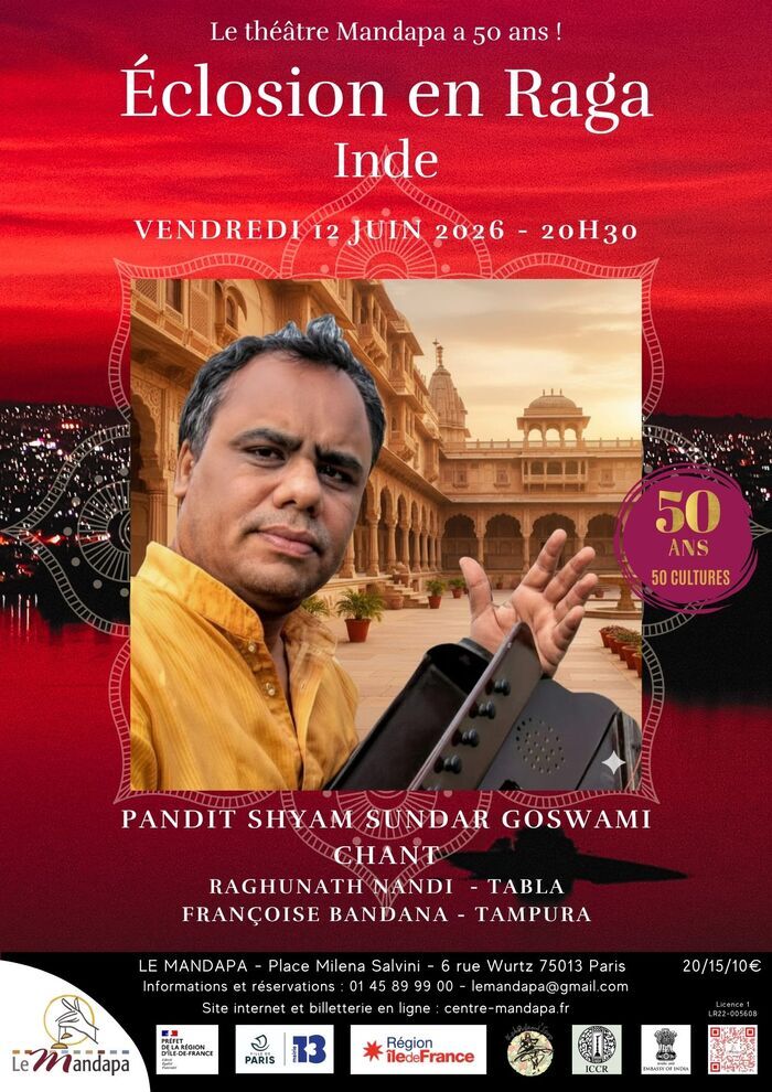 Éclosion en Raga – Inde Théâtre Mandapa Paris