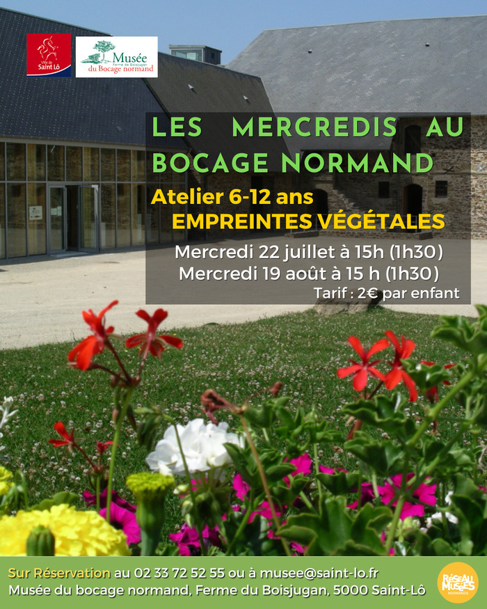Empreintes végétales, Musée du Bocage normand, Saint-Lô