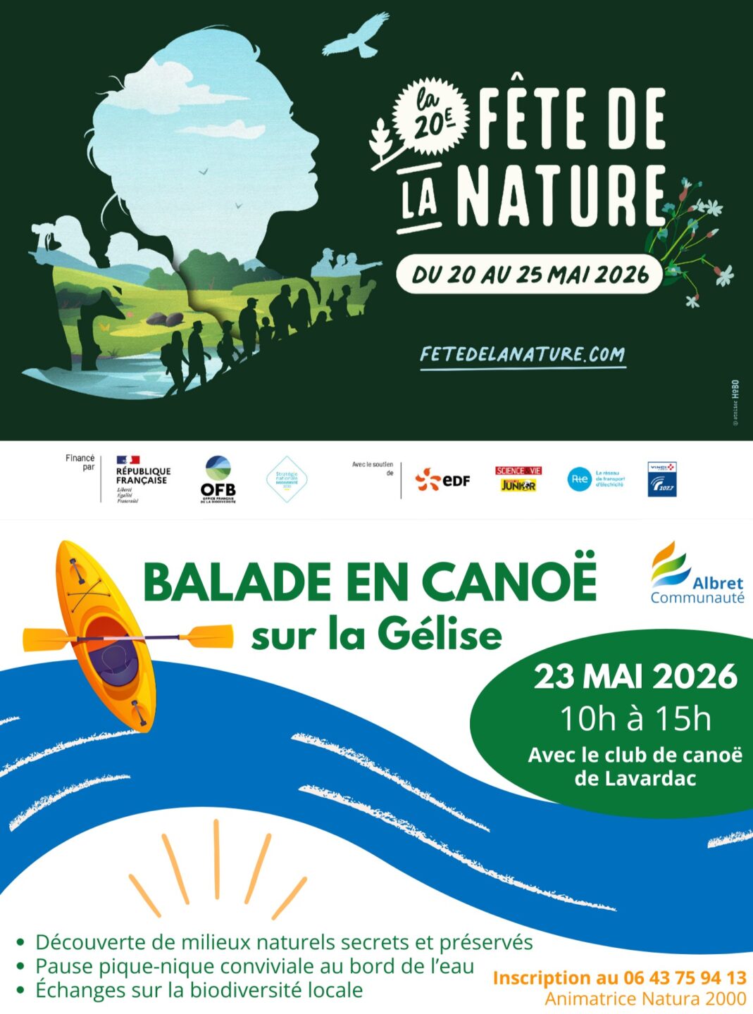 En canoë