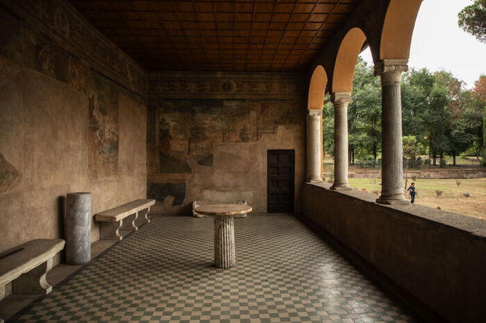 Entre jardin royal et jardin peint Casina del Cardinal Bessarione Roma