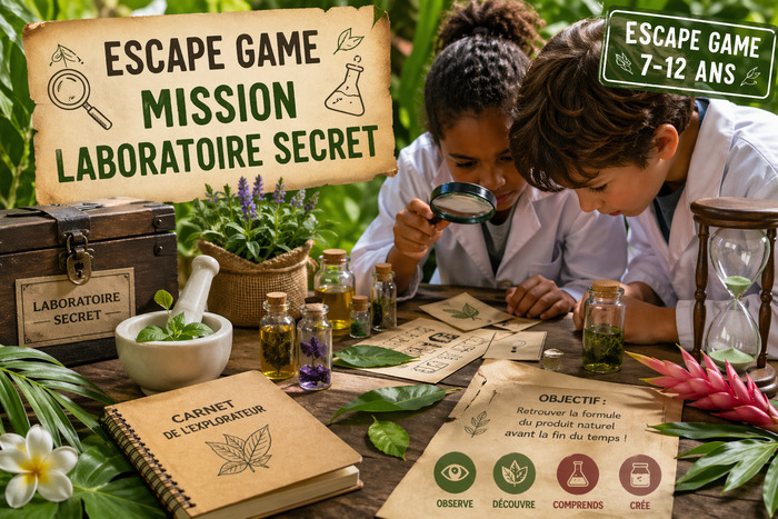 Escape game “Mission laboratoire secret”, FEYOPEYI, Morne-à-l’Eau