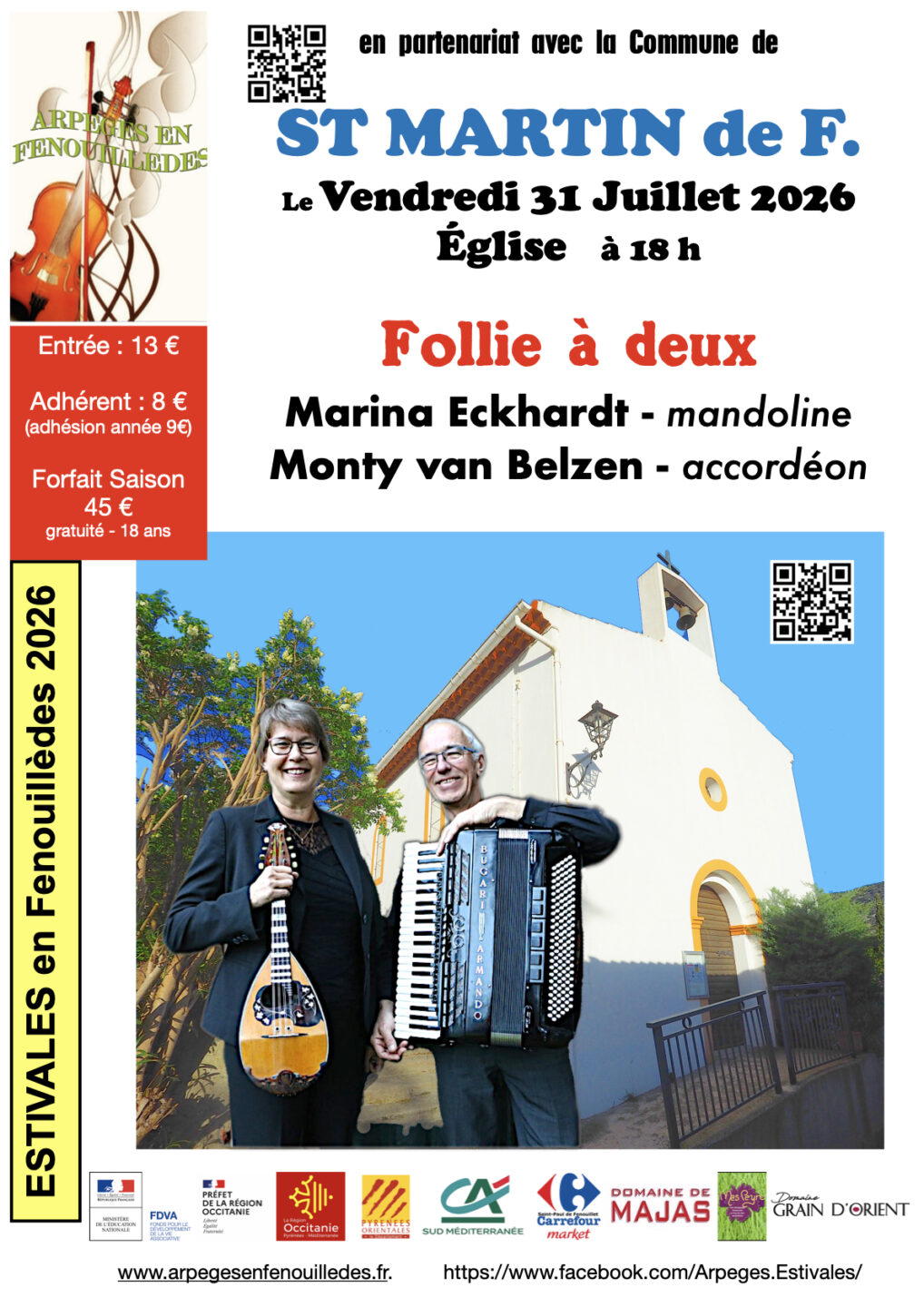 ESTIVALES EN FENOUILLÈDES SAINT MARTIN DE FENOUILLET  Saint-Martin-de-Fenouillet 2026-07-31