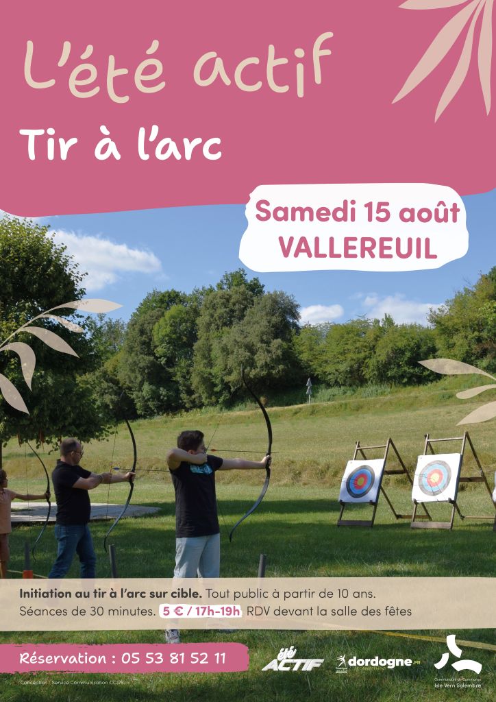 Été actif Tir à l’arc Vallereuil