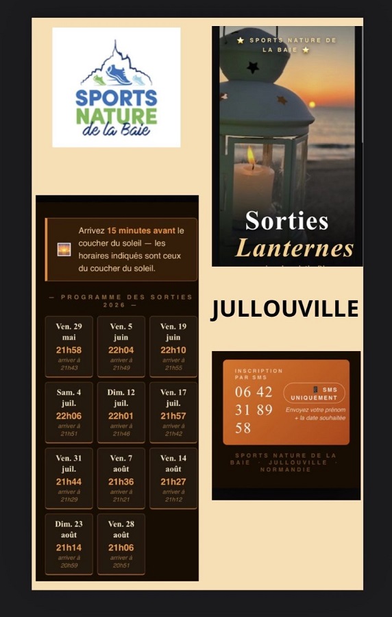 Expérience de Destination Je randonne à Jullouville à la belle étoile Rendez-vous au poste de secours de Jullouville derrière le restaurant la promenade Jullouville