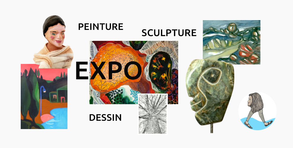Expo Des couleurs et des matières Galerie Atelier Jammes Lutton Neuvic