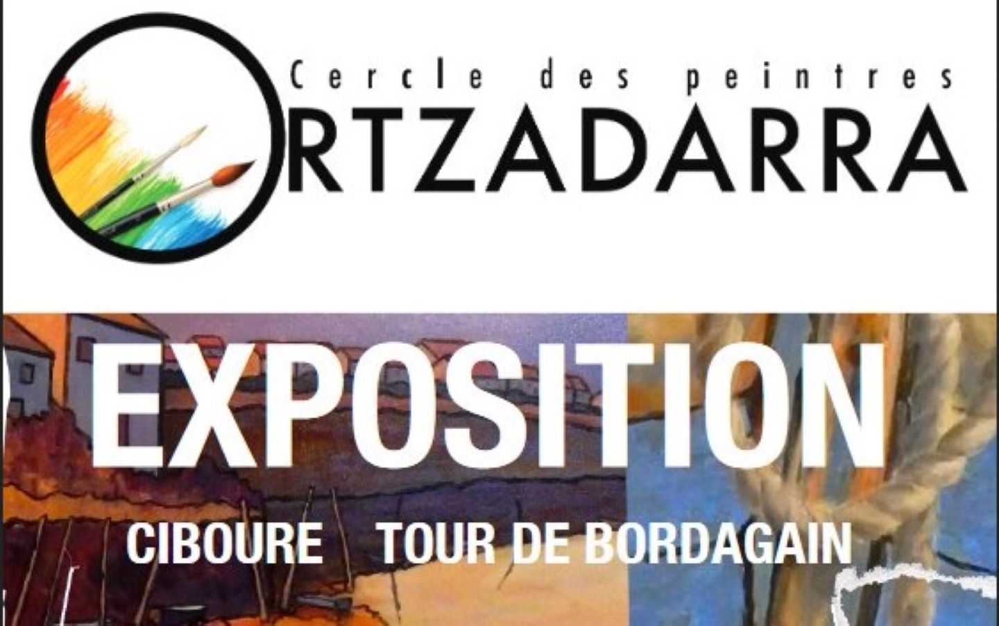 Exposition Cercle des peintres Ortzadarra Rue de la tour Ciboure 2026-07-13