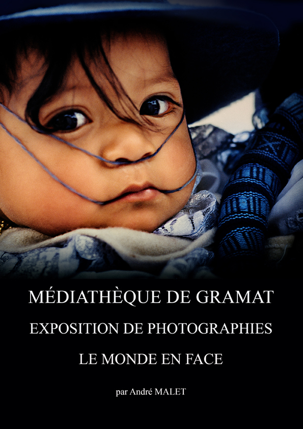 Exposition d’André Malet Bibliothèque Gramat