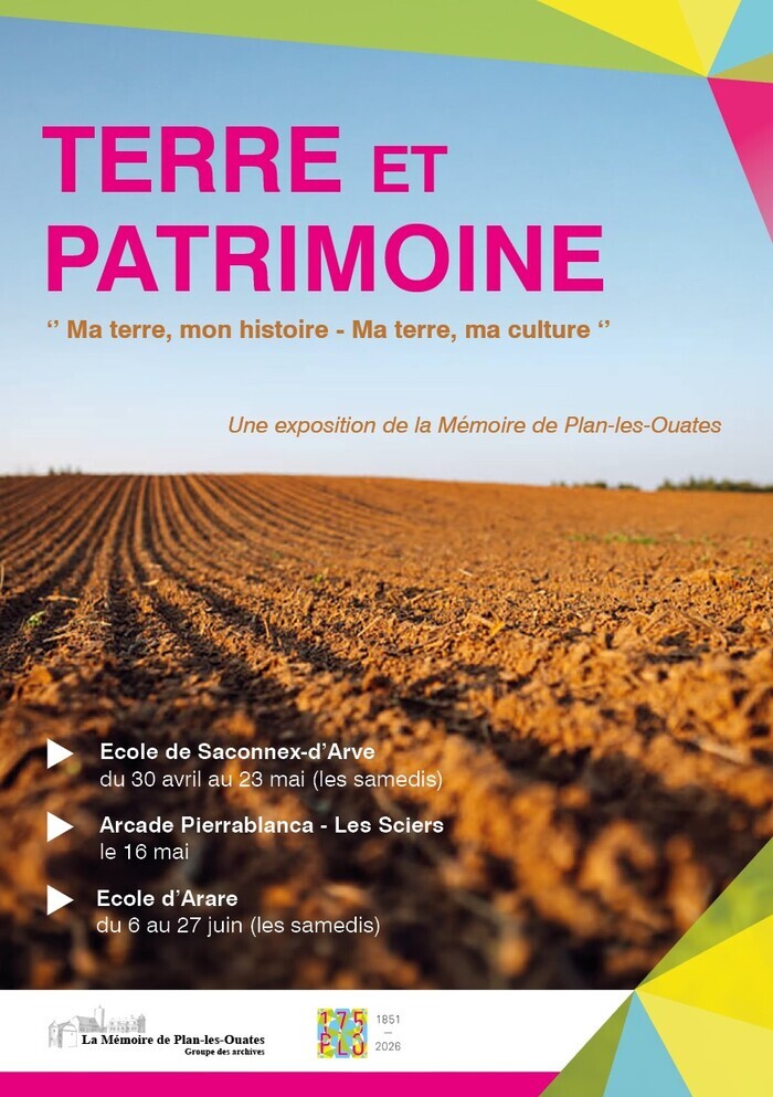 Exposition de La Mémoire de Plan-les-Ouates à l’Ecole d’Arare, Ecole d’Arare, Genève