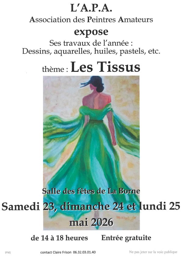 Exposition de l'Association des Peintres Amateurs  Henrichemont 2026-05-23