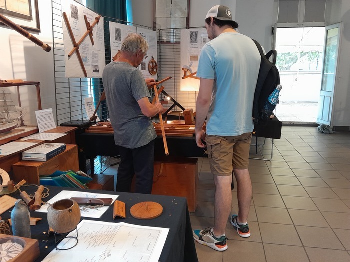 Exposition de re-créations d'instruments de navigation et d'astronomie Maison de la Mer Nantes