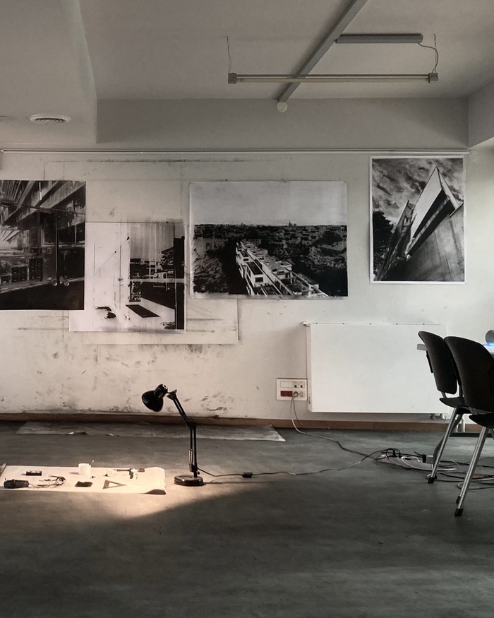 Exposition de sortie de résidence « Fragment, reflet et trace », Maison de l’Architecture de Franche-Comté, Besançon