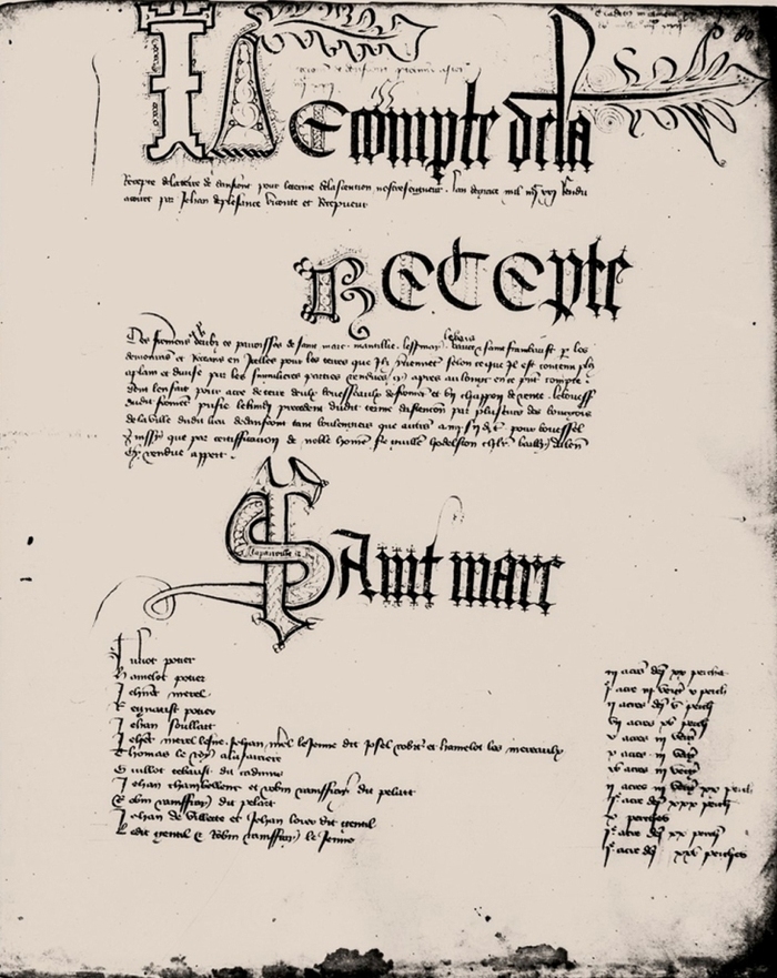 Exposition et conférence : documents médiévaux domfrontais Salle Rougeyron