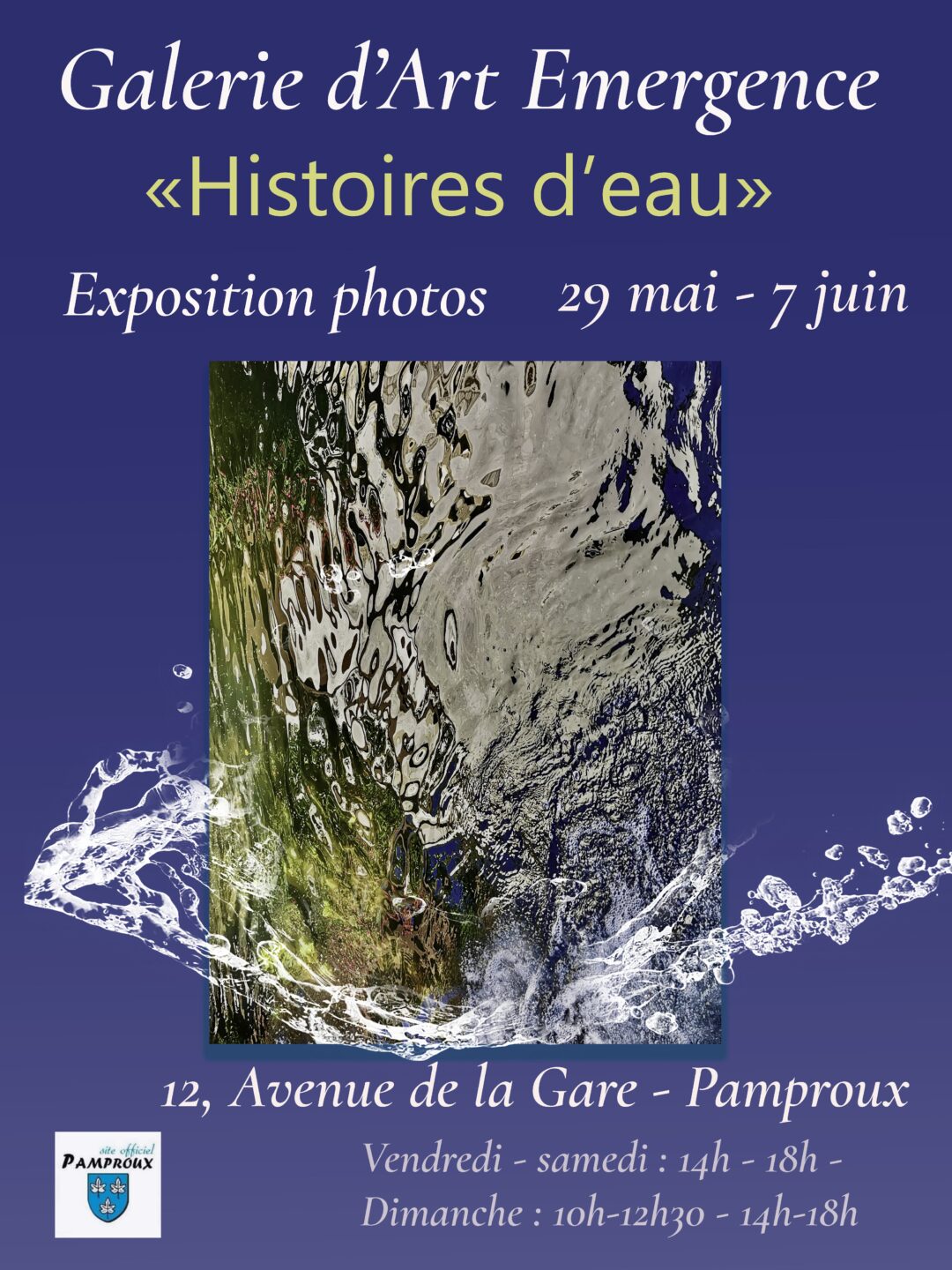 Exposition Histoires d&rsquo;eau Maison des Associations Pamproux