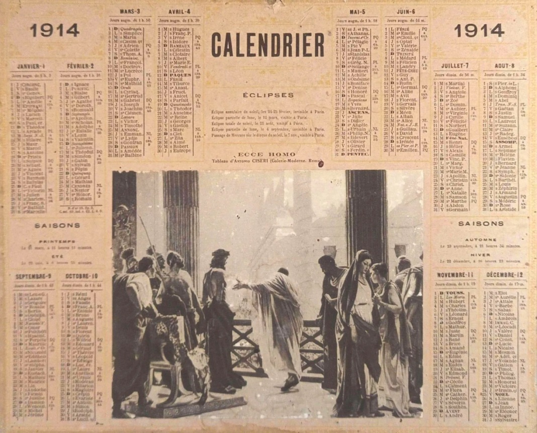 EXPOSITION L’ÉVOLUTION DES ALMANACHS DE LA POSTE DEPUIS 1910 Hyelzas Hures-la-Parade