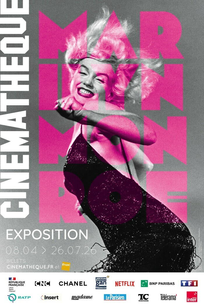 Exposition « MARILYN MONROE », Cinémathèque française, Paris