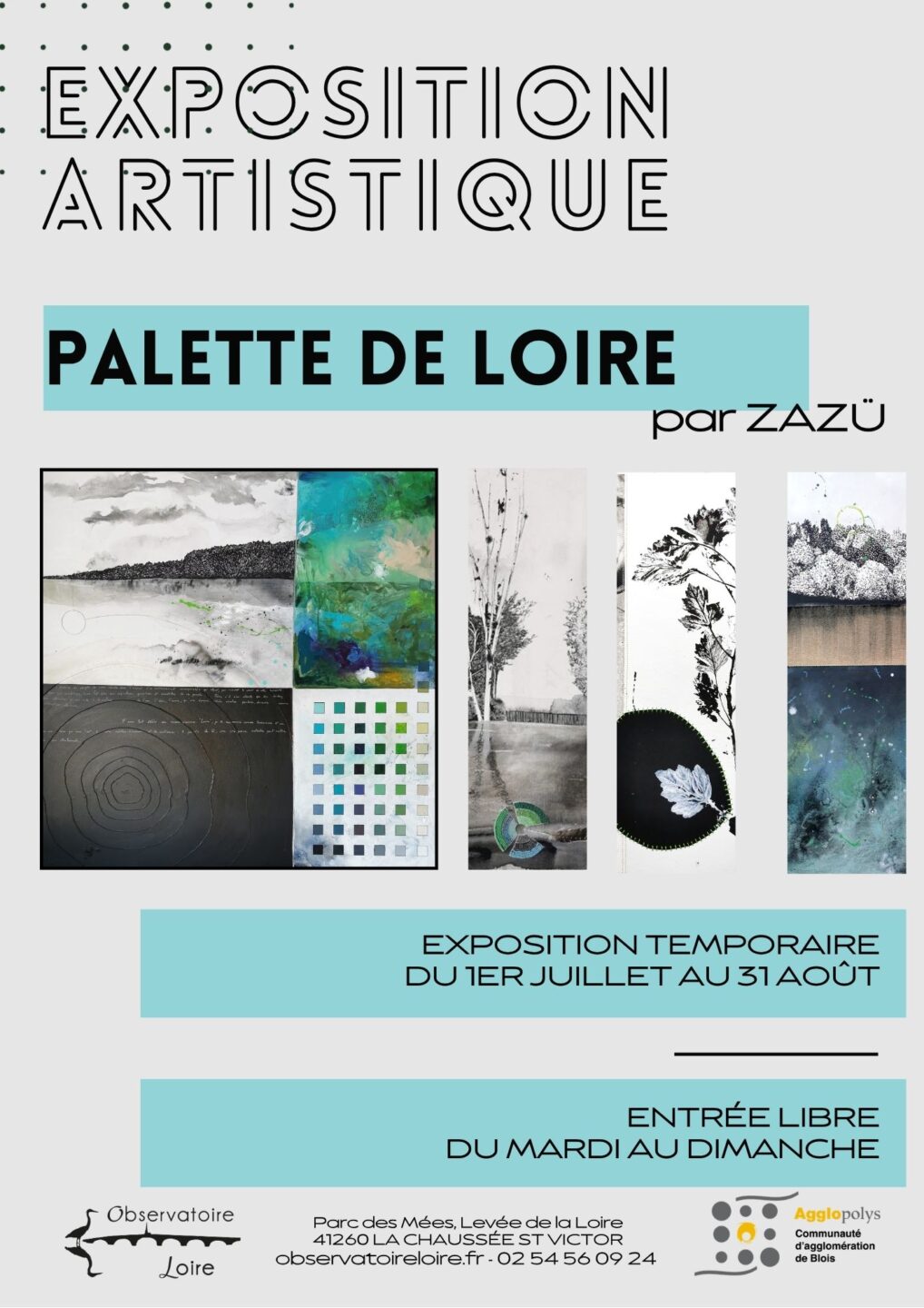 Exposition Palette de Loire  La Chaussée-Saint-Victor