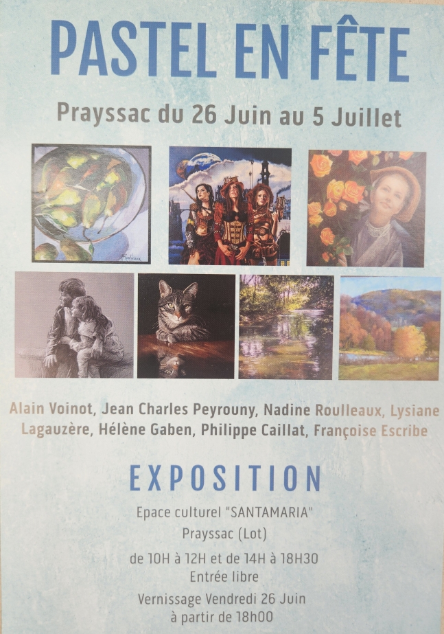Exposition Pastel en fête Espace culturel Santamaria Prayssac 2026-06-26
