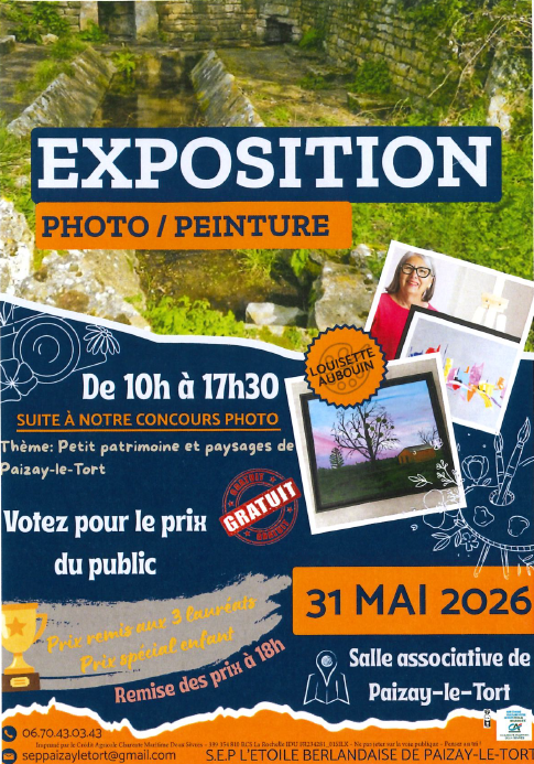 Exposition photo-peinture 12 Rue de la Mairie Melle 2026-05-31