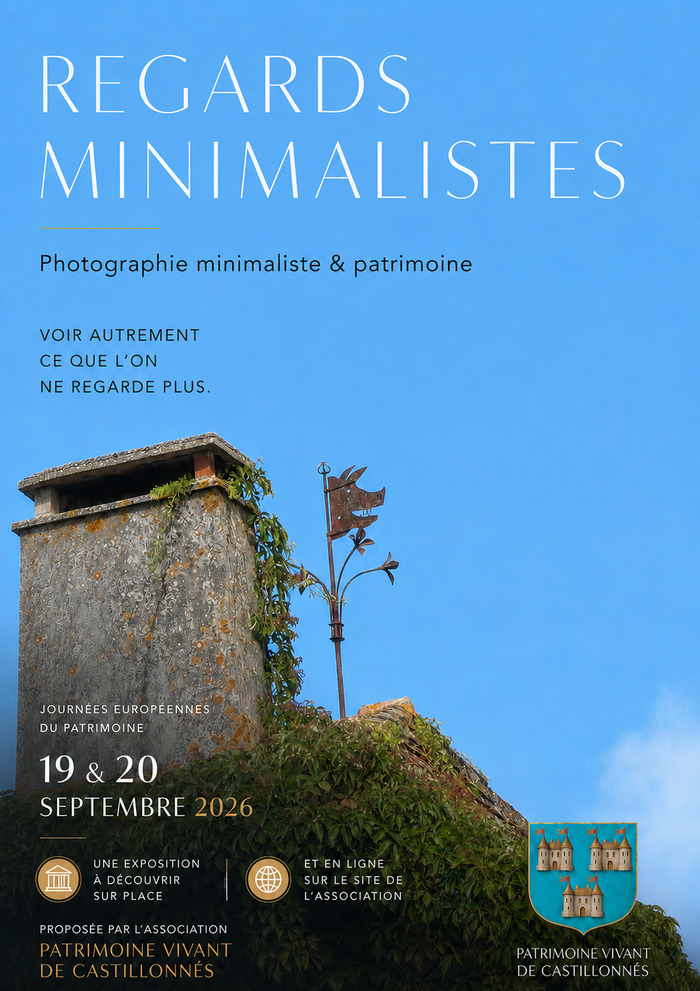 Exposition : photographie minimaliste et patrimoine, Club de Longuevie, Castillonnès