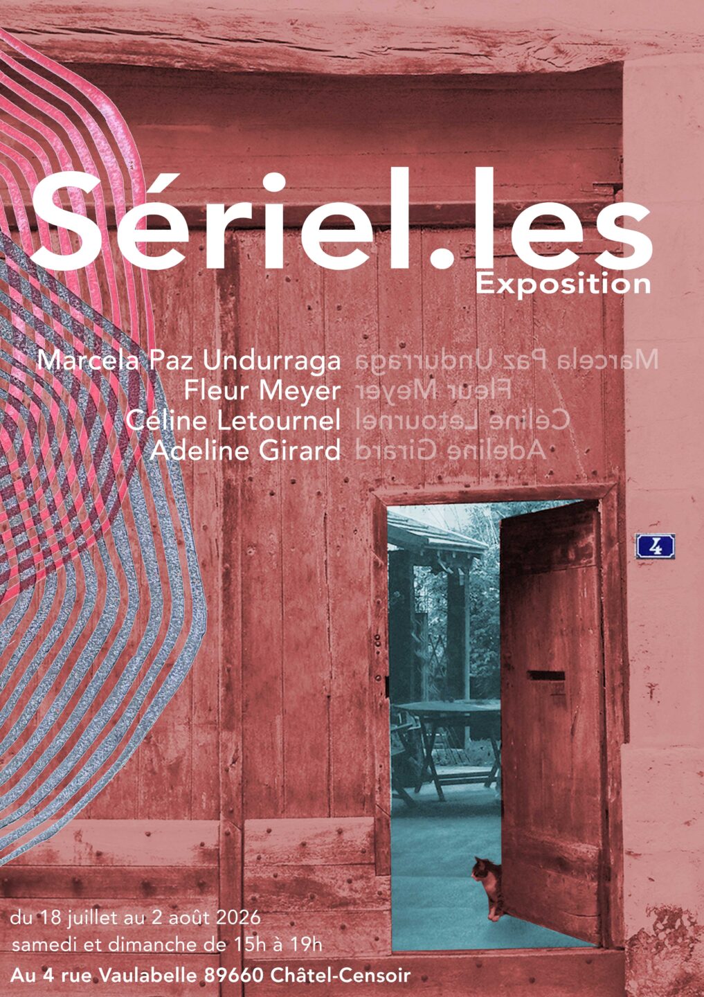 Exposition Sériel.les Atelier-Galerie Au quatre rue Vaulabelle Châtel-Censoir