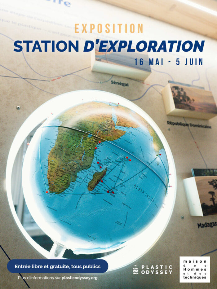 Exposition « Station d’exploration » de Plastic Odyssey Maison des Hommes et des Techniques (MHT) Nantes