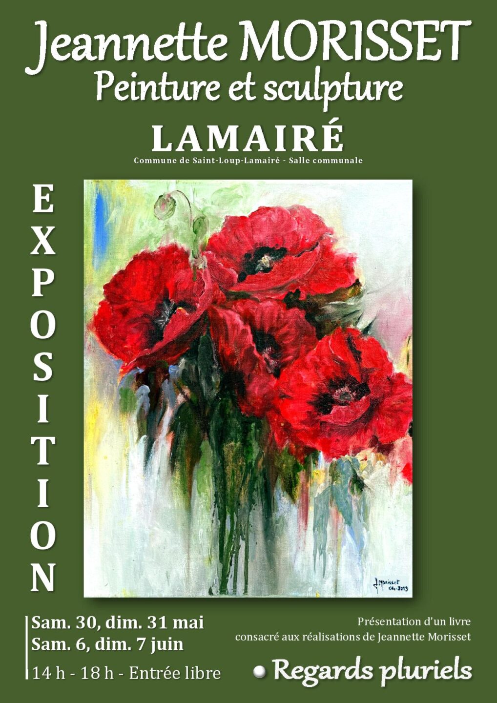 Exposition sur Jeannette Morisset Salle Communale Saint-Loup-Lamairé 2026-06-06