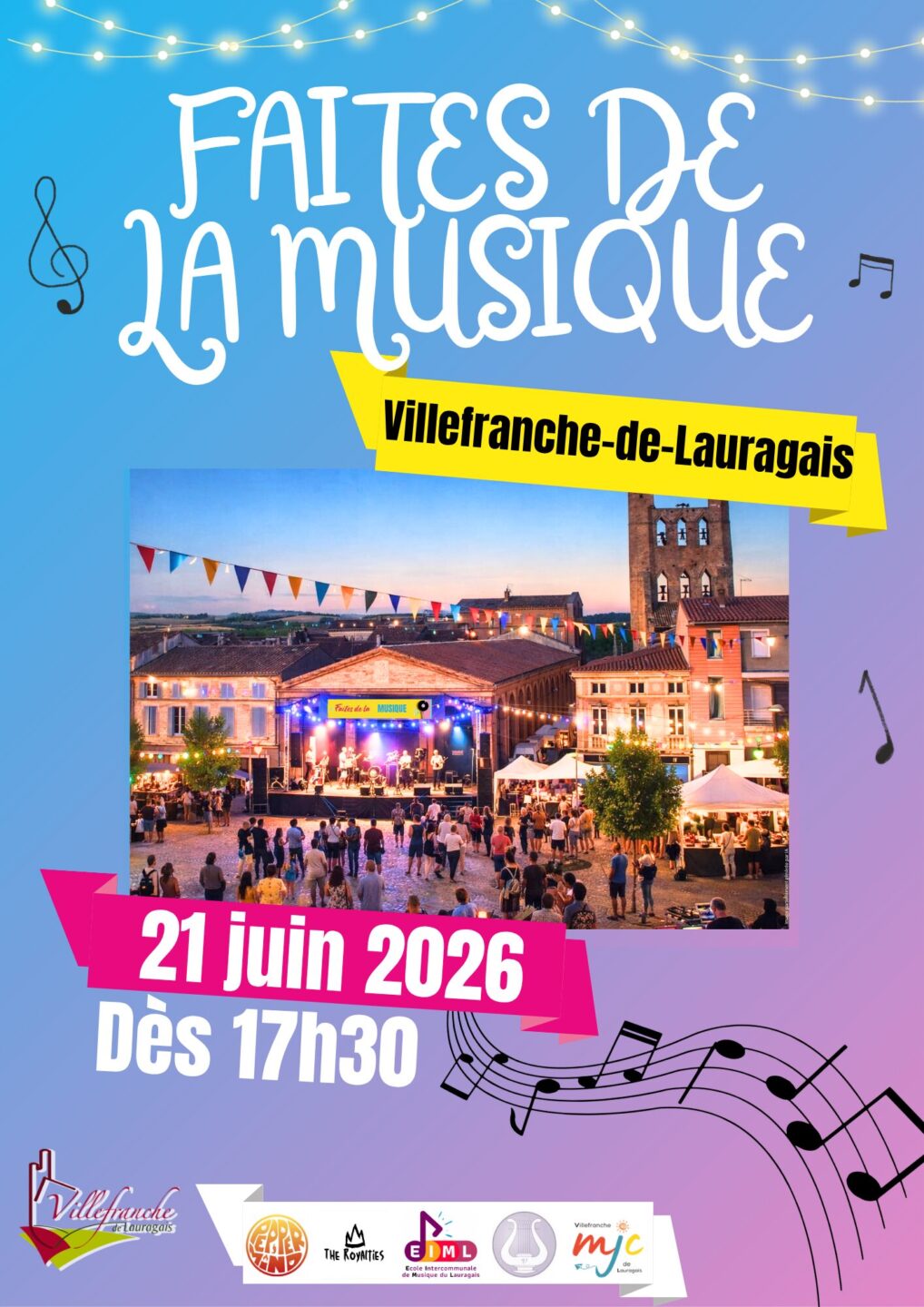 FAITES DE LA MUSIQUE À VILLEFRANCHE-DE-LAURAGAIS  Villefranche-de-Lauragais