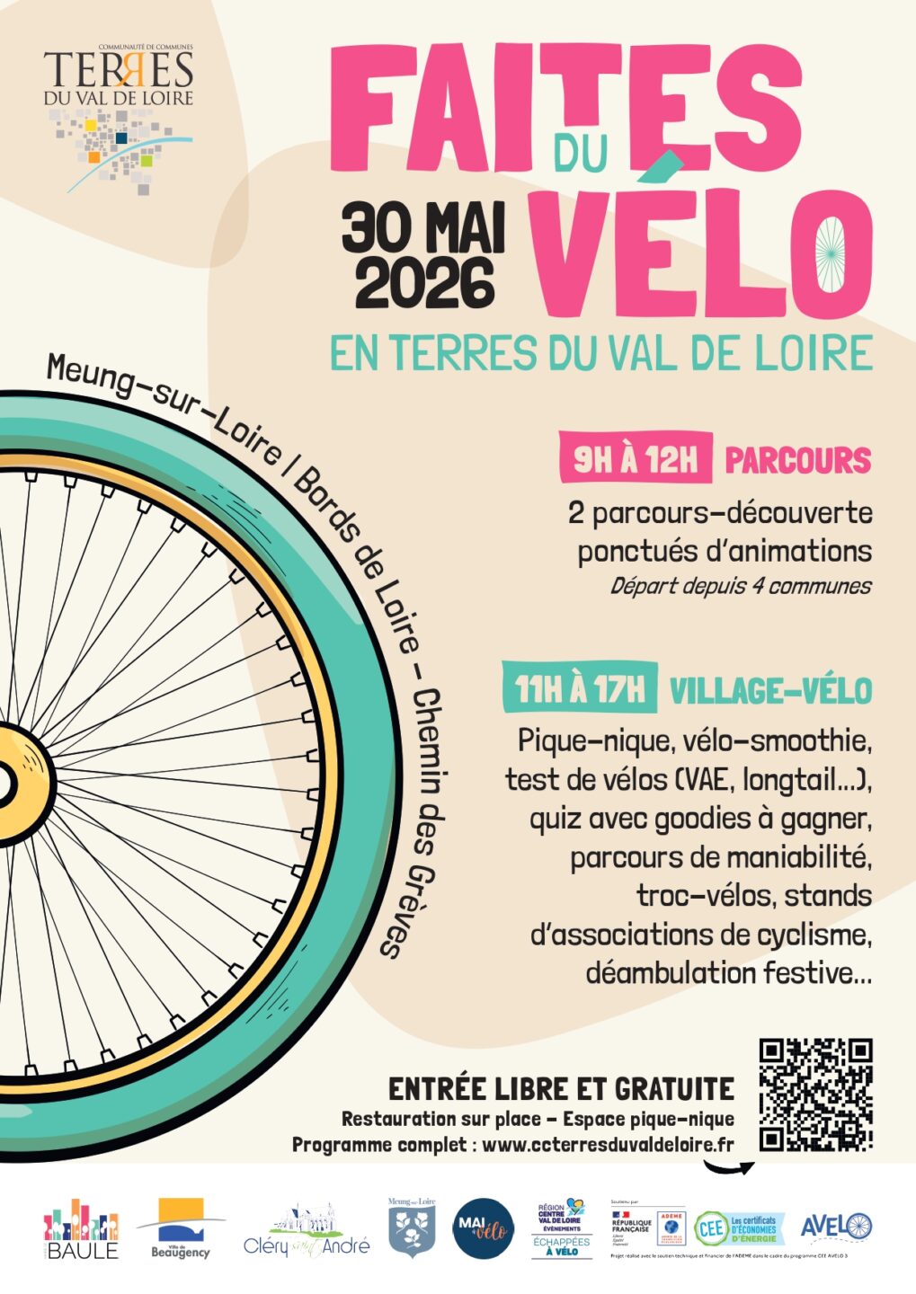 Faites du vélo location de vélo Bords de Loire Meung-sur-Loire 2026-05-30