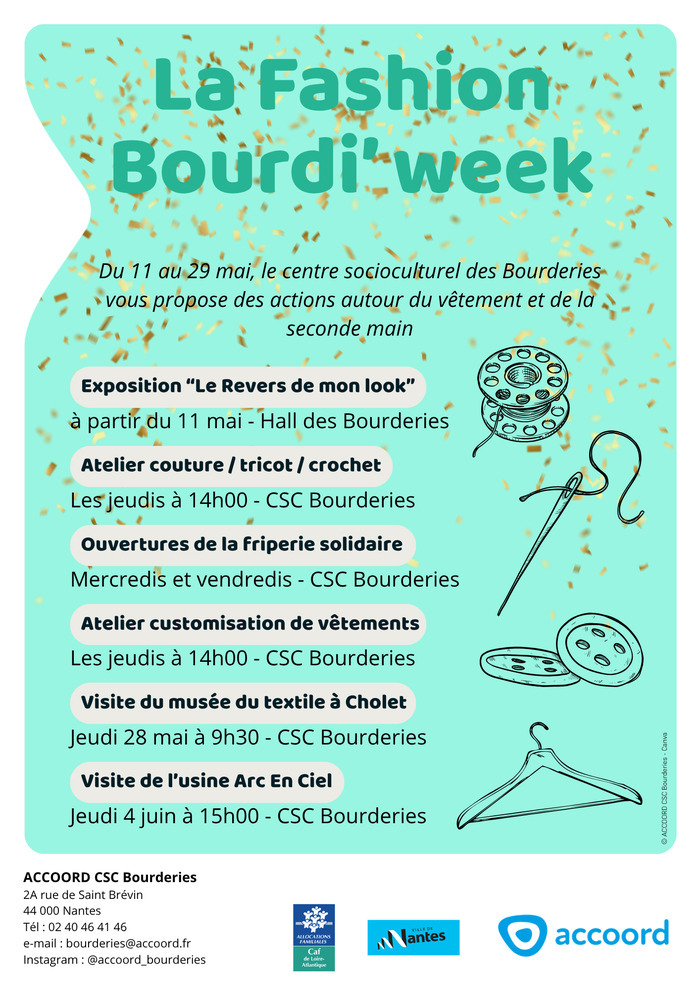 Fashion Bourdi'week Centre socioculturel des Bourderies