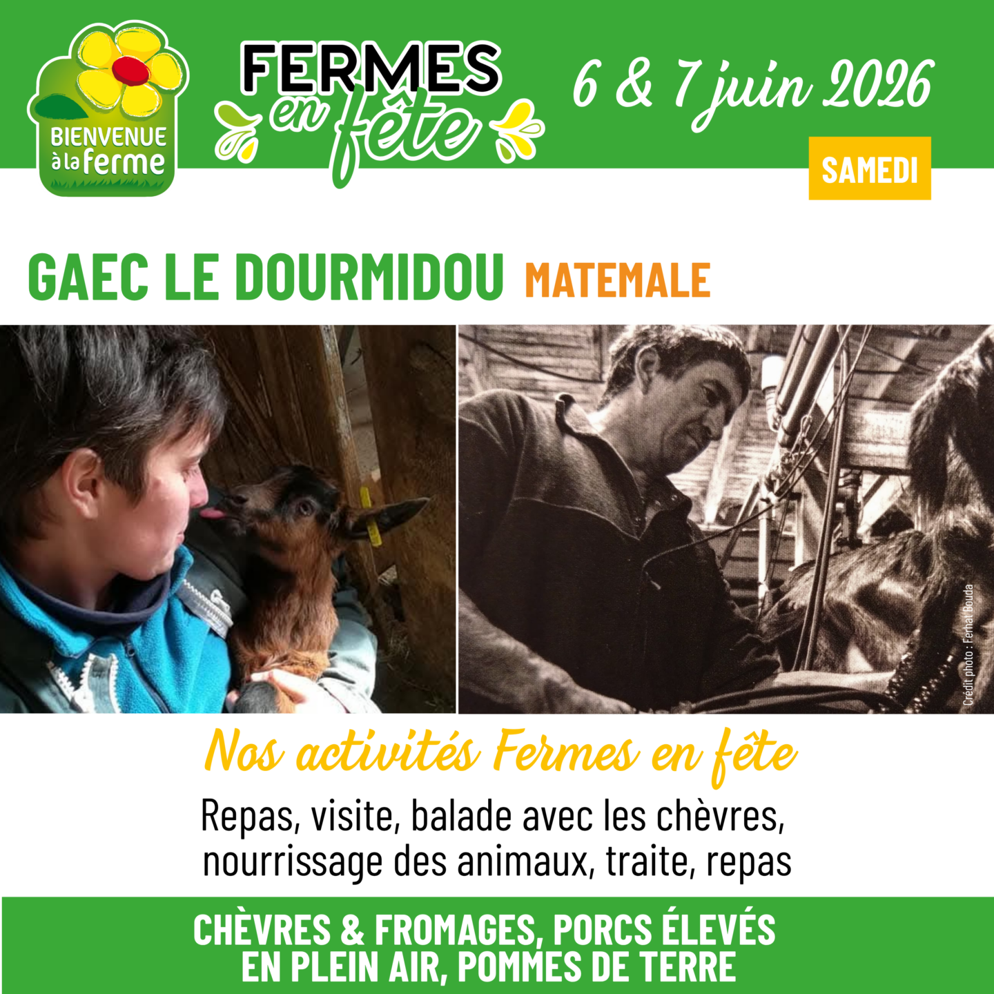FERMES EN FÊTE AU GAEC LE DOURMIDOU Matemale